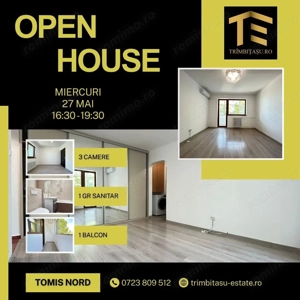 3 Camere Tomis Nord | Etaj 2 | Loc Parcare | Ideal Investiție/Locuit