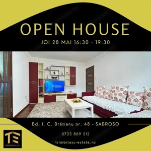 Apartament 2 camere | Bratianu-Sabroso | mobilat utilat | loc parcare