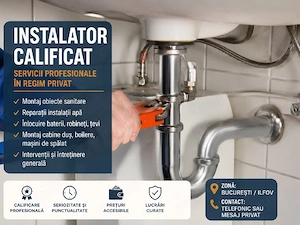 Instalator calificat   Servicii profesionale în București   Ilfov