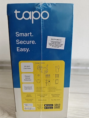 Cameră Supraveghere Exterior TP-Link Tapo C320WS   2K QHD   Nouă Sigilată - imagine 2