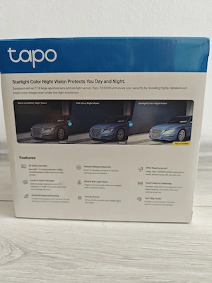 Cameră Supraveghere Exterior TP-Link Tapo C320WS   2K QHD   Nouă Sigilată - imagine 3