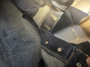 Blugi bărbati Denim purtati - imagine 3