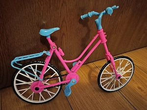 Bicicleta Barbie jucărie plastic mare+ plus magnet nou