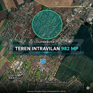 OPORTUNITATE! TEREN INTRAVILAN DUMBRAVIȚA! 