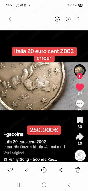 Vand 20 eurocenti defect - imagine 4