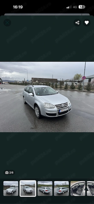 Vw Golf 5 2009 benzina 1.4 -122 cai, pdc clima - imagine 4