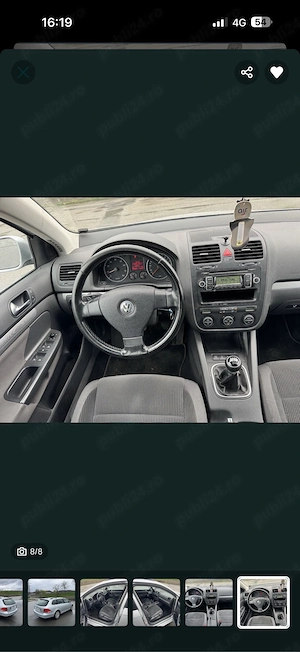 Vw Golf 5 2009 benzina 1.4 -122 cai, pdc clima - imagine 5