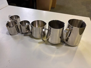6 Lattiere inox speciale pentru BAR
