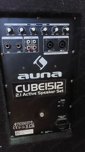 Sistem Auna Cube 1512 2.1 (subwoofer si 2 boxe) - imagine 4