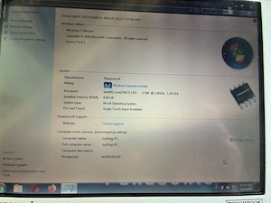 Panasonic CF19 diagnoza auto - imagine 2