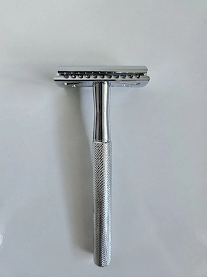 Aparat de ras clasic din otel inoxidabil Safety Razor  - imagine 2