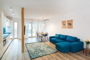 Apartament de 2 camere, 2 bai, parcare, terasa cu vedere spre lac, Pipera