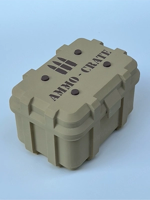 Organizator baterii AA | Ammo Crate Box | Cutie depozitare EDC | Camping   Outdoor   Birou   Airsoft - imagine 3
