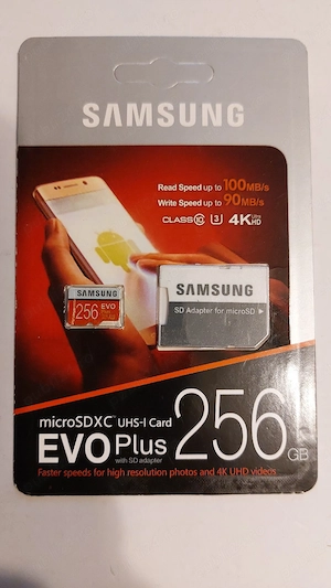 Card micro SD Samsung EVO PLUS 256 GB
