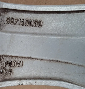 Jante aliaj R16 + 4x senzori pentru Peugeot Citroen DS - imagine 4
