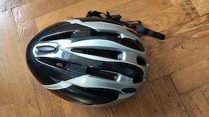 Casca ciclism MTB trotineta role CHALLENGE V10 adult marime  L XL 58-62 cm gri cu negru - imagine 2