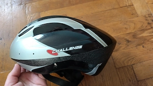 Casca ciclism MTB trotineta role CHALLENGE V10 adult marime  L XL 58-62 cm gri cu negru