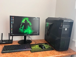 PC Gaming complet, i7, 16Gb ram, Placa video 4Gb + Monitor, mouse si tastatura. 