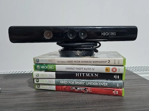 Vand Kinect si jocuri pentru Xbox 360