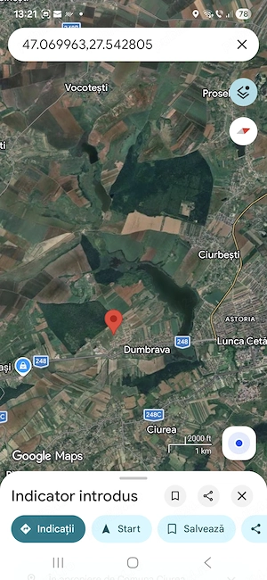 Vand teren intravilan sat dumbrava com ciurea 