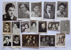 Portrete de tineri, între vremi...  - lot 17 fotografii anii 1950-1960, România