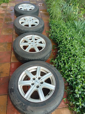 Vand jante aliaj cu cauciucuri de vara marca  NEXEN PLUS 2015/65/R16 Tel :0774903697 - imagine 2