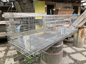 Vând urgent cușca iepuri 2 compartimente