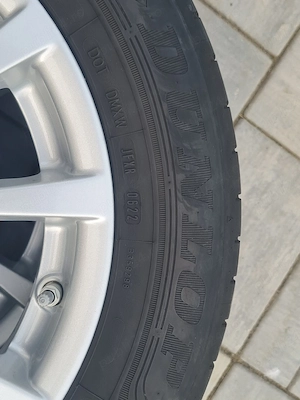 jante aliaj bmw 16"cu anvelope Dunlop in stare foarte buna - imagine 2