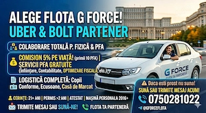 Cautam Soferi Parteneri UBER, BOLT 