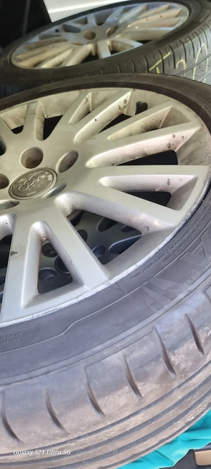 Jante cu cauciucuri de vara Audi pe 17 inch - imagine 9