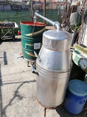 Cazan pentru tuica din inox alimentar 100 L