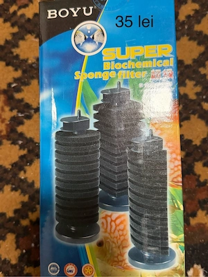 Filtre tip burete pentru acvariu