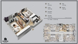 Apartament cu 2 camere iunie 2026 zona Militari Residence - imagine 13