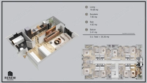 Garsoniera cartier Militari Residence - finalizare iunie 2026 - imagine 10