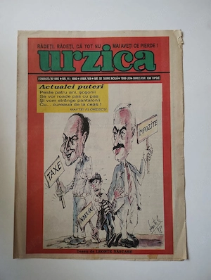 341. Revista de umor, Urzica nr. 11, 1998