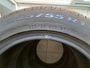 4 cauciucuri de vară Pirelli, 225/55 R17, dot 2019, stare foarte bună.  - imagine 4