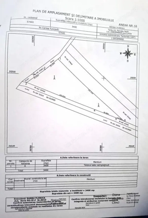 Teren Intravilan 150 deschidere la DJ401D - Proximitate A0 - Urbanism - imagine 3