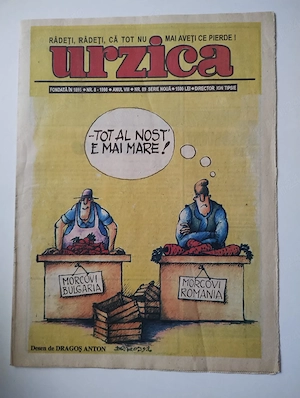 349. Revista de umor, Urzica nr. 8, 1998