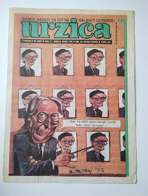 350. Revista de umor, Urzica nr. 3, 1998