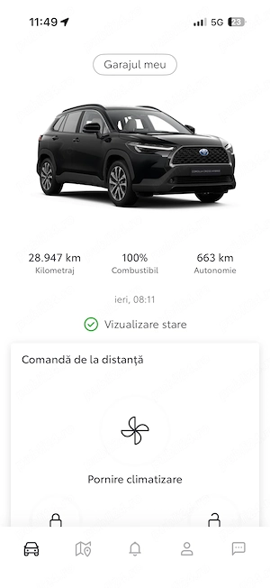 Toyota Corolla Cross Hybrid Dynamic, 2.0 Hybrid, 197 CP, fabricație 2024, prima înmatriculare martie - imagine 8