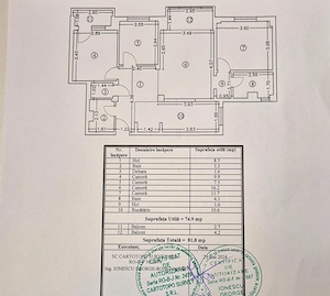 Apartament 4 camere decomandat | Cet | Liceul Auto | Etaj 3 4 | Renovat complet  - imagine 10