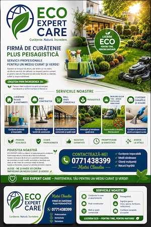 Servicii de curatenie si peisagistica 