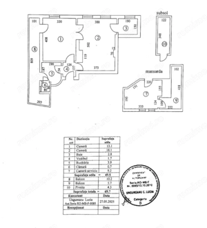 Apartament 2 camere + garsonieră Radu Beller, vedere parc, fără risc seismic - imagine 22