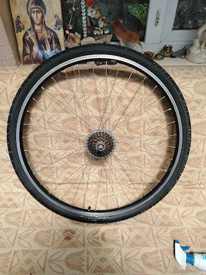 Roata spate bicicleta 28 