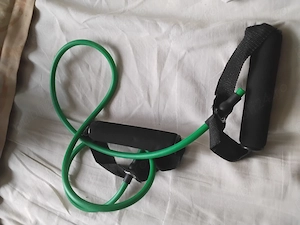 Banda de rezistenta cu manere,extender, latex ecologic, 140cm,nouă 