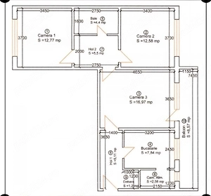 Apartament cu 3 camere,Balcon si boxa Take Ionescu - Medicina - imagine 6