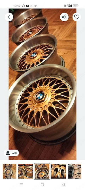 Jenti2 BBS pentru BMW E39 pisicuta - imagine 2