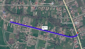 Teren intravilan Jebel   2.872 mp   DOUĂ fronturi stradale, parcelare ideală - imagine 2