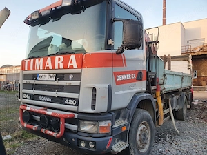 Macara Scania 420 4x4 basculabila - imagine 2