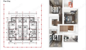 Duplex intreg 8 camere, LA ROSU, de vanzare in Sacalaz, la intrare - imagine 3